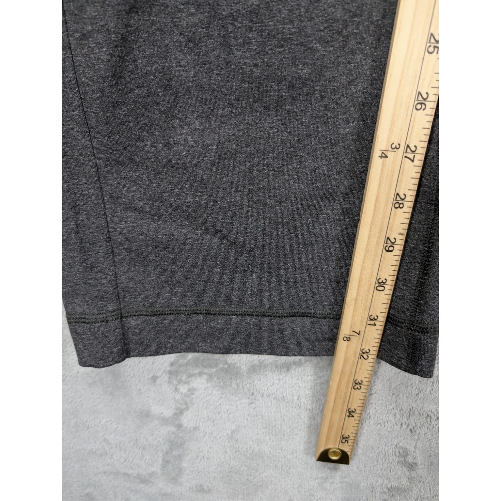 Lululemon Men's Pull On Pants Sz L Straight Leg Hidden Drawstring Gray Flap Pkts - Picture 5 of 8